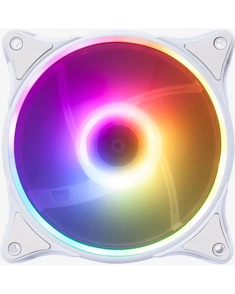 HIDITEC Ventilador N18 ARGB- 12cm- Blanco