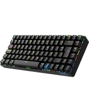 HIDITEC Teclado gaming gm1k switches brown negro