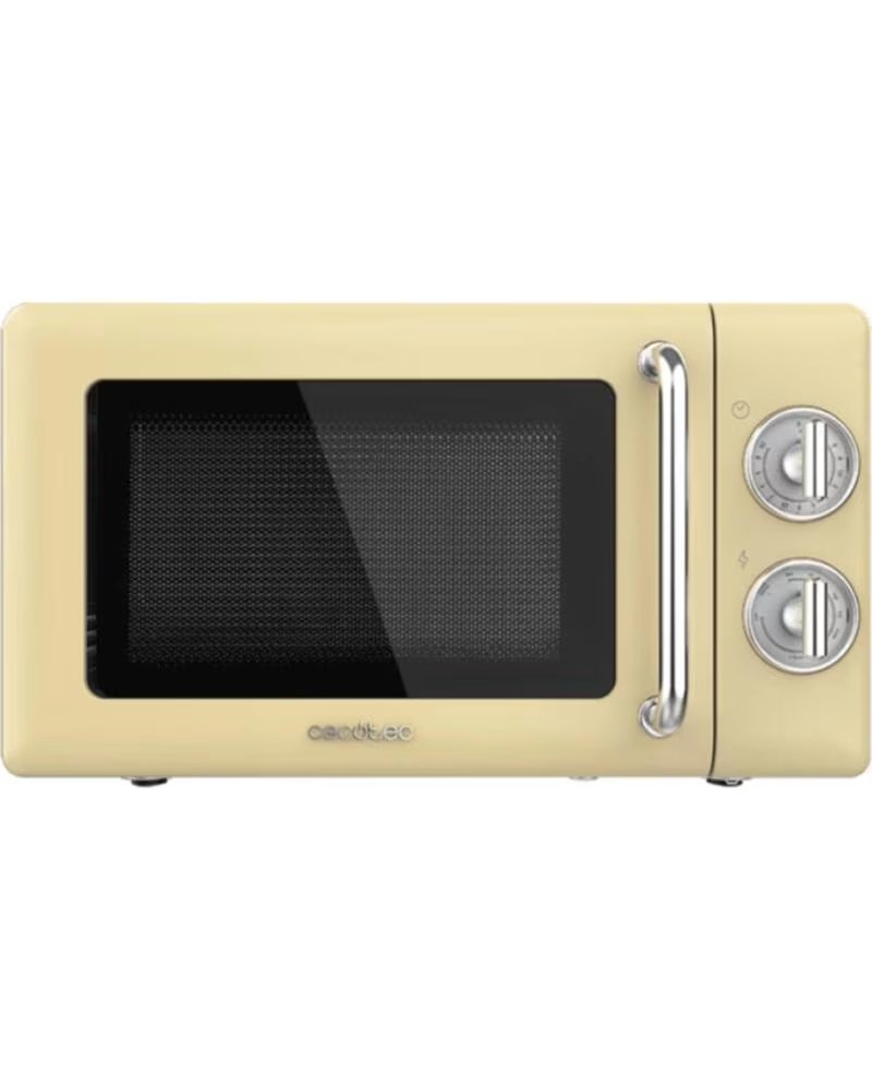 CECOTEC Microondas proclean 3110 retro yellow 20l 700w