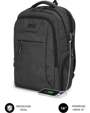 SUBBLIM Mochila para portatil professional air padding 16 pulgadas