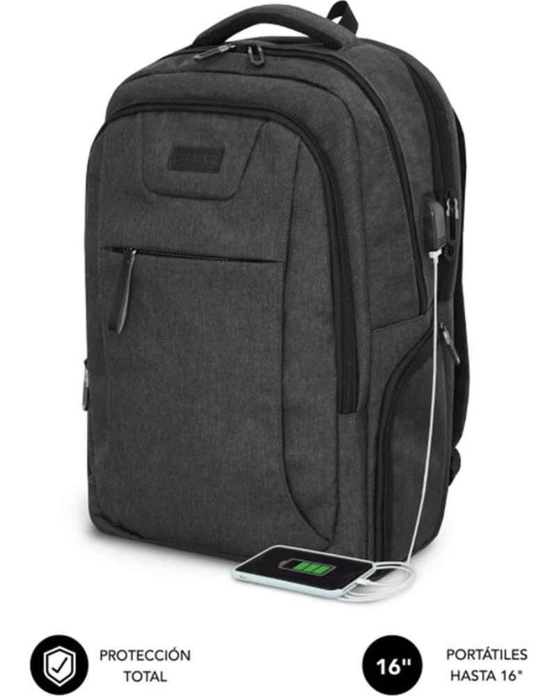 SUBBLIM Mochila para portatil professional air padding 16 pulgadas