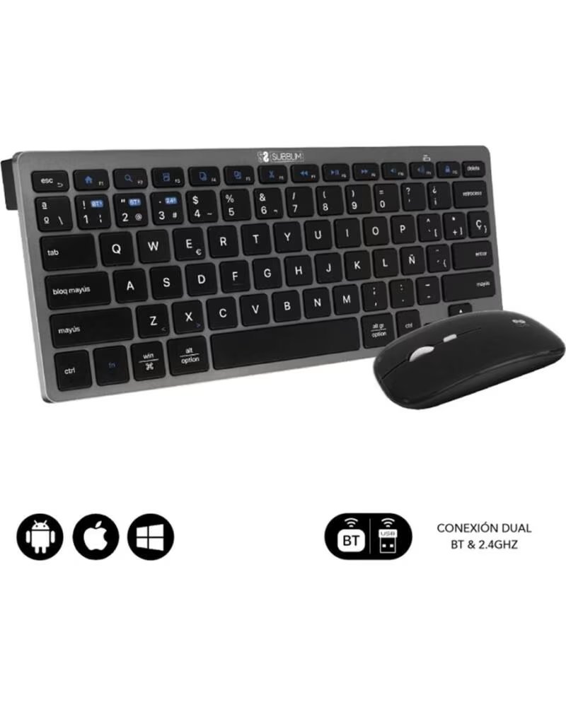 SUBBLIM Teclado raton subkbc - oco020 inalambrico