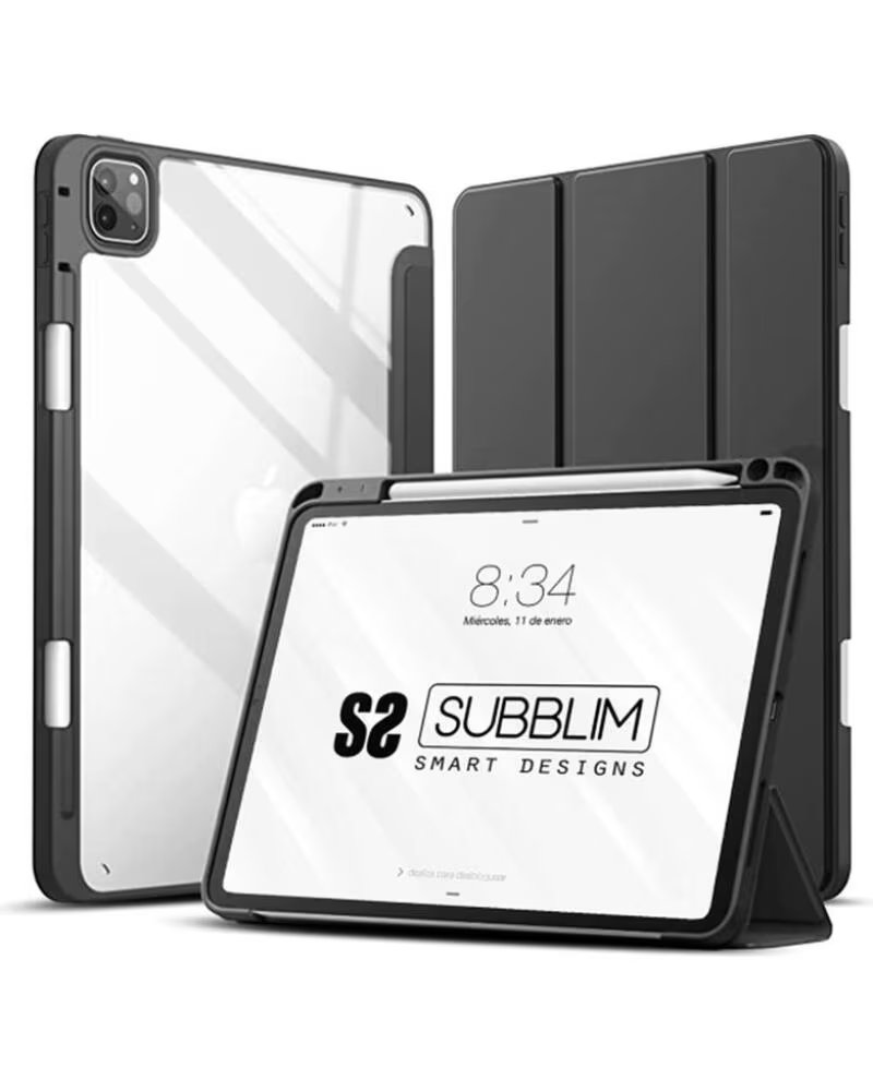 SUBBLIM Funda tablet clear shock case para ipad pro 12 9 pulgadas