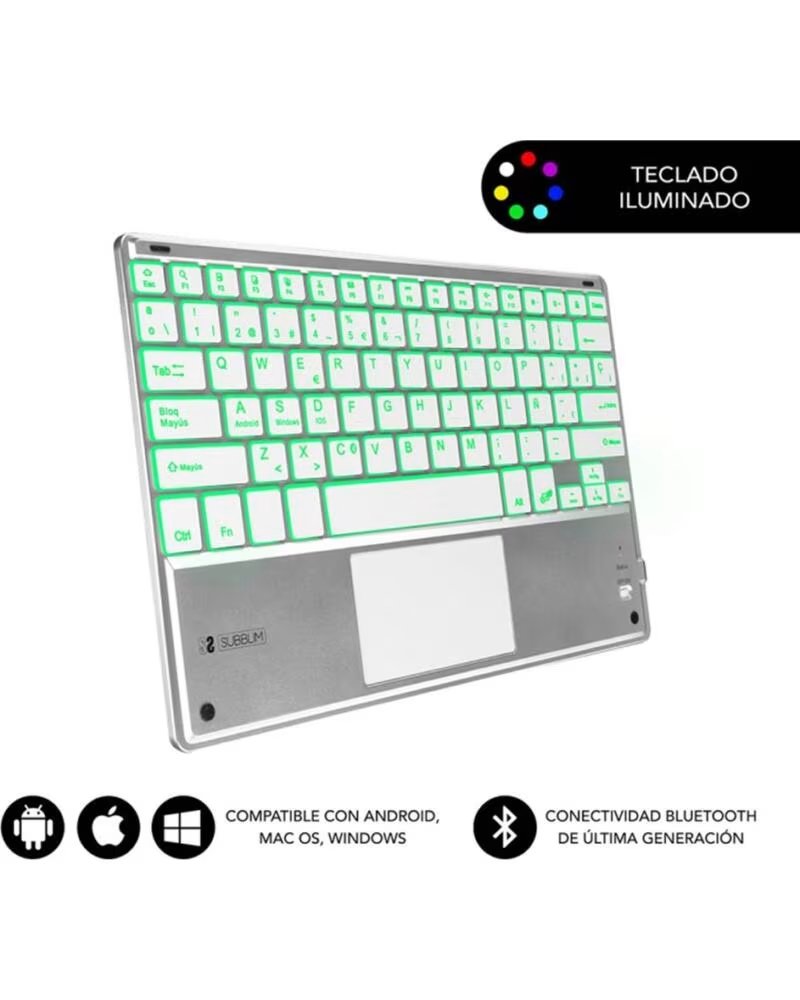 SUBBLIM Teclado tablet sub - kbt - smbt50 inalambrico