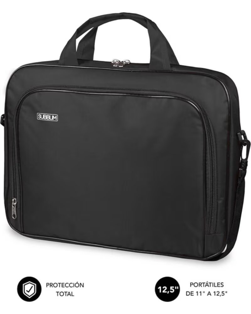 SUBBLIM Maletin oxford para portatil 11 pulgadas - 12 5 pulgadas negro
