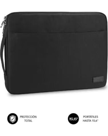 SUBBLIM Funda Urban Laptop Sleeve para Portatiles hasta 15 6- Negra