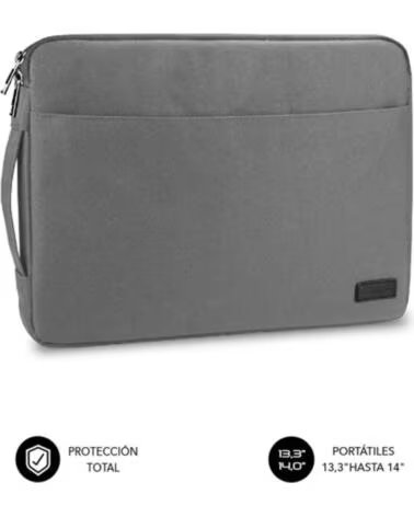 SUBBLIM Funda Urban Laptop Sleeve para Portatiles hasta 14- Gris