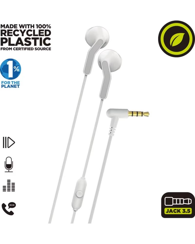 MUVIT Auriculares e56 blanco