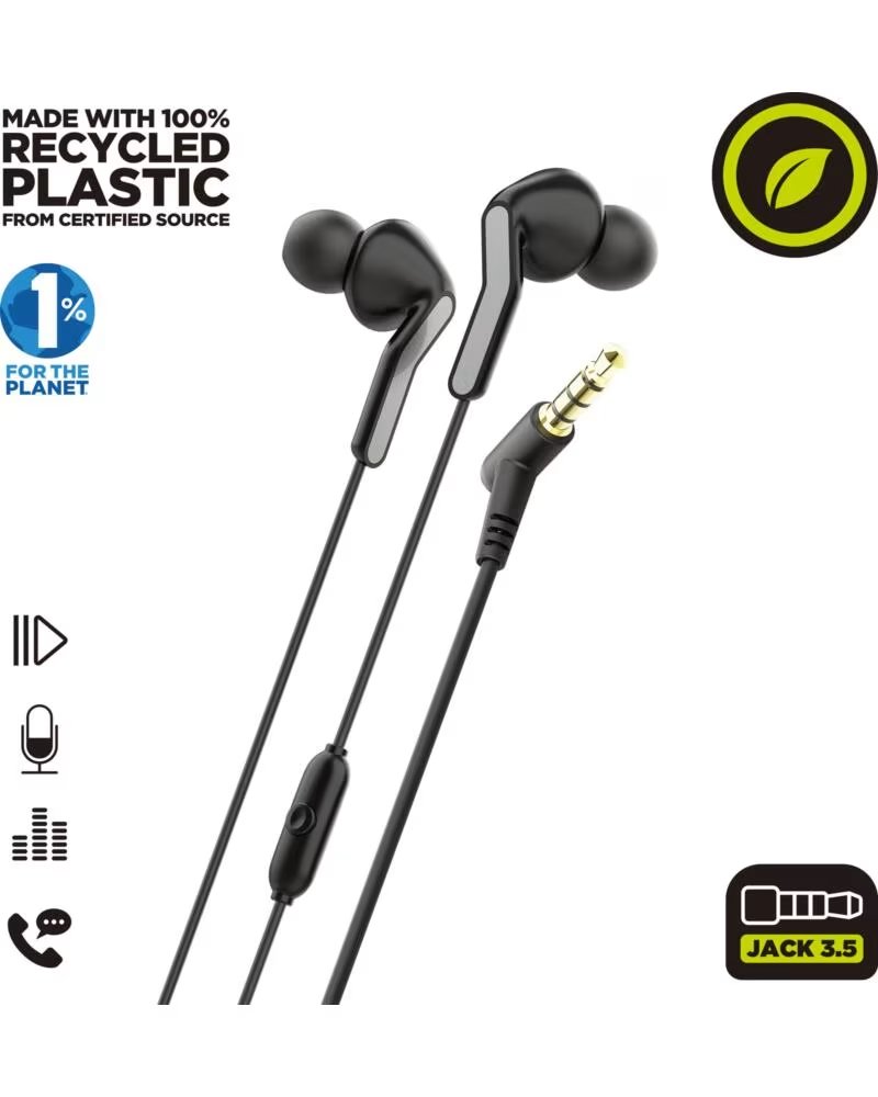MUVIT Auriculares e57 negro