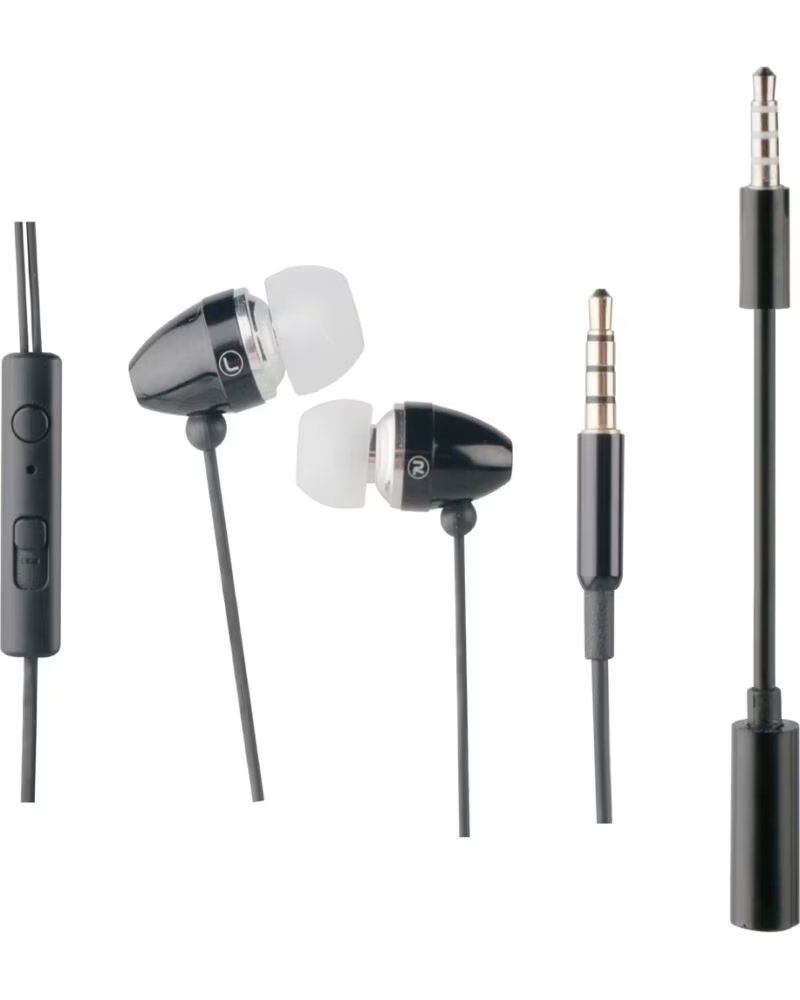 MUVIT AURICOLARI IN-EAR MUHPH0016 CON MICROFONO E ADATTATORE JACK 35MM