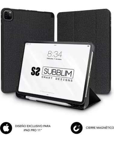 SUBBLIM Funda shock case para apple ipad pro 11 pulgadas 2020 negro