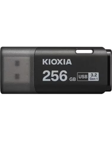 KIOXIA Memoria usb 3 2 u301 hayabusa 256gb negro