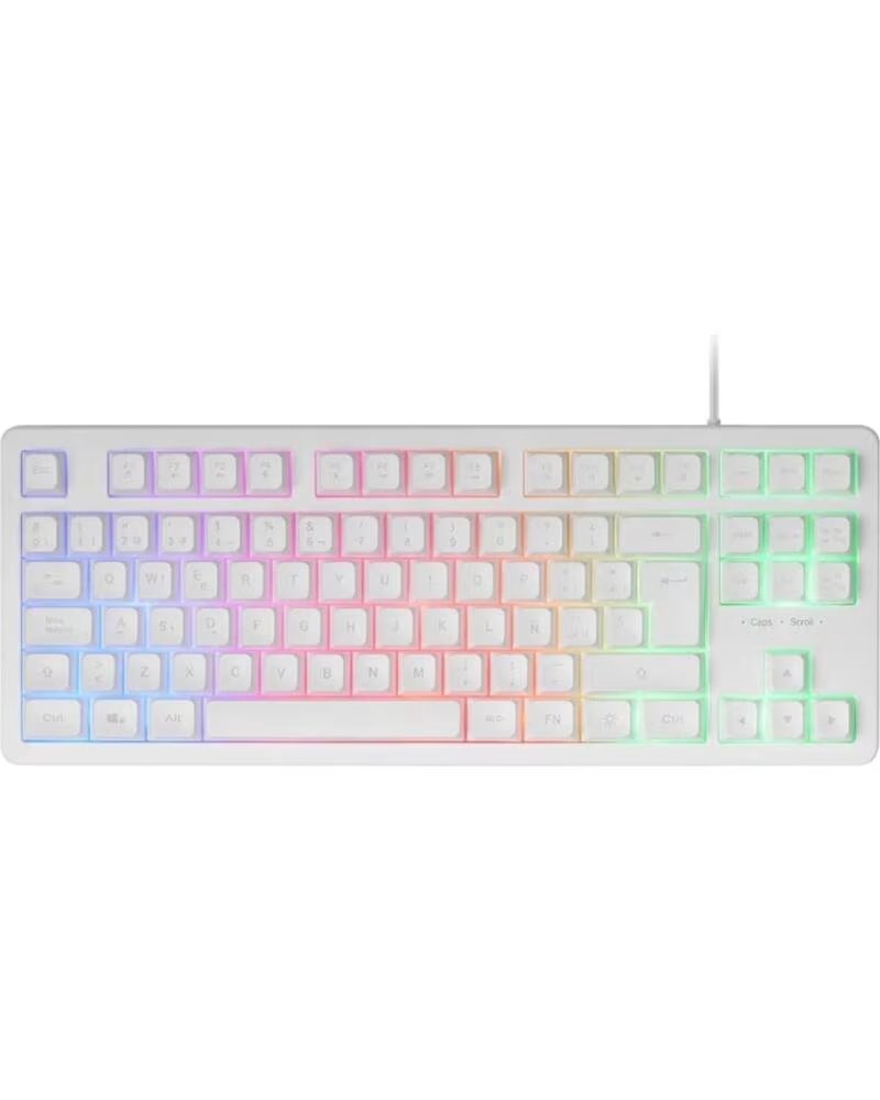 MARS GAMING Teclador mk023 tkl frgb usb 2 0 blanco