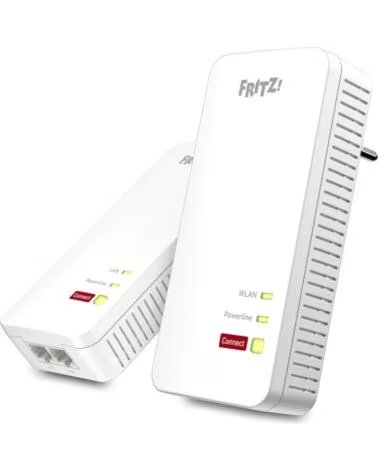 FRITZ Kit plc adapter powerline 1240 ax wlan set mesh 2xgbe