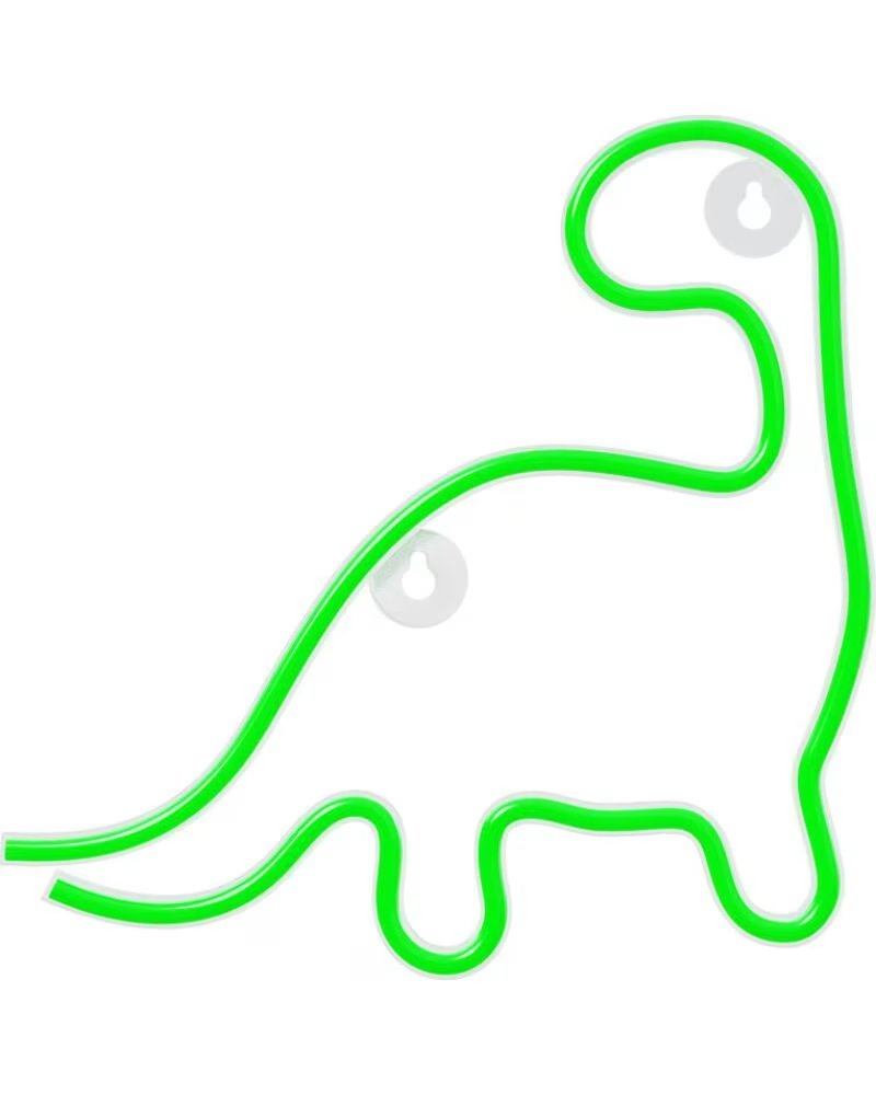 FOREVER Lampara neon led dinosaur green