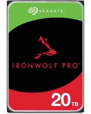 SEAGATE Disco duro interno hdd ironwolf pro nas st20000nt001 20tb 3 5 pulgadas 7200rpm - 256mb - sata 6gb - s