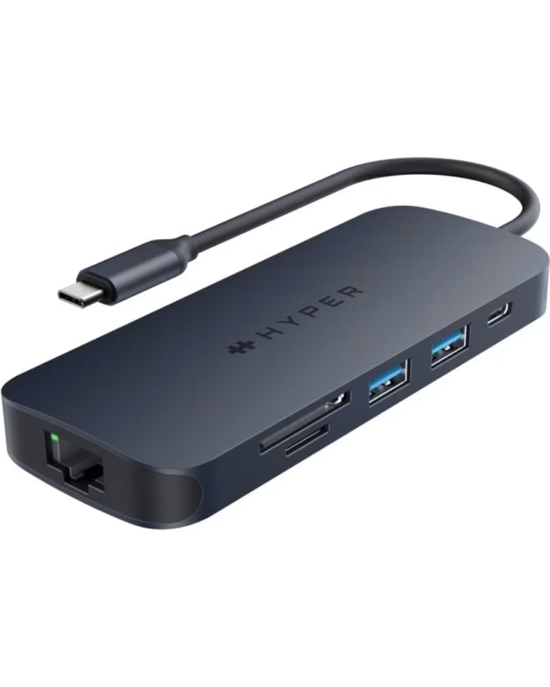 HYPER Hub drive ecosmart gen 2 universal usb - c® 8 - in - 1 140 w pd3 1