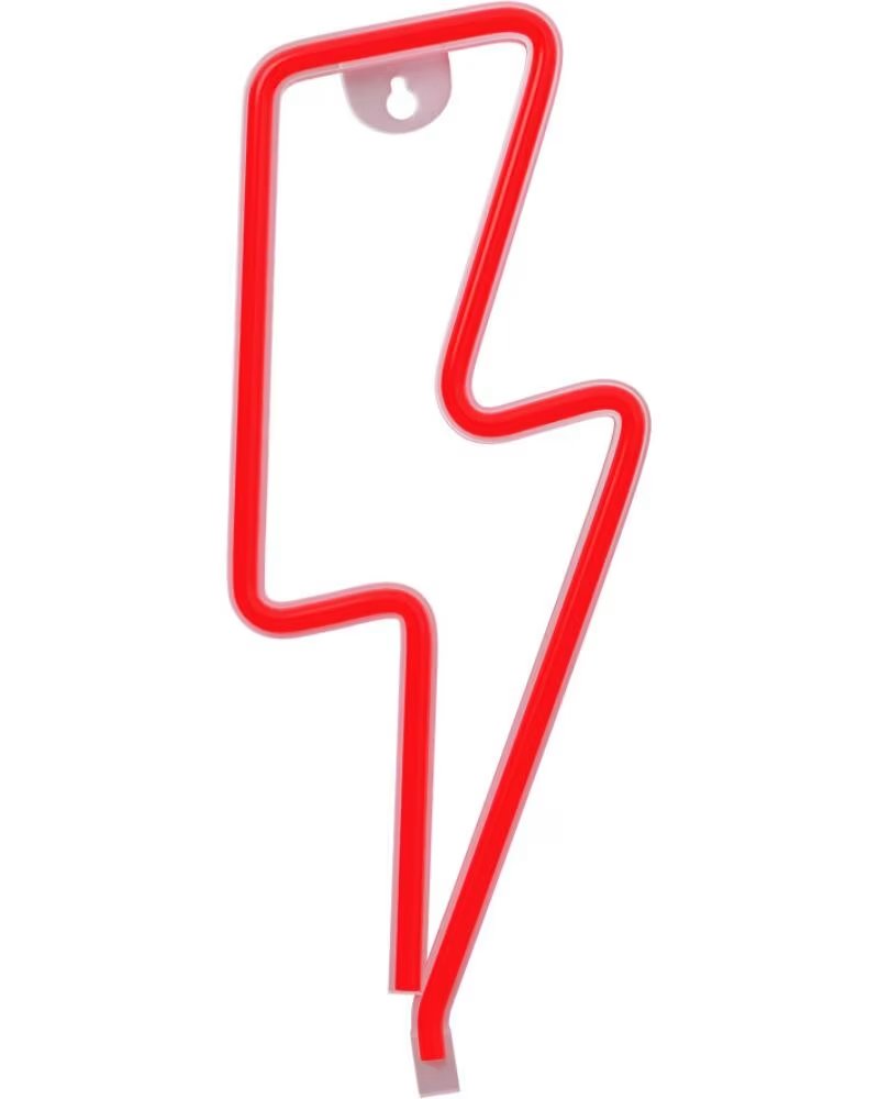 FOREVER Lampara neon led light bolt red batusb