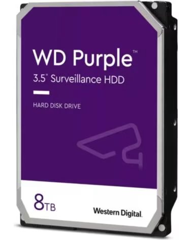 WESTERN DIGITAL WD Disco duro interno hdd wd western digital purple wd85purz 8tb 3,5 pulgadas sata3 5400rpm 256mb