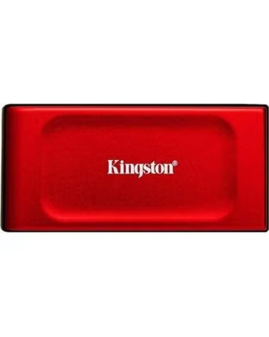 KINGSTON Disco duro externo solido ssd xs1000 portable 1tb usb tipo c rojo