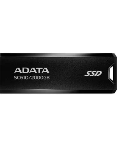 ADATA Disco duro externo ssd sc610 2tb usb 3 2 negro