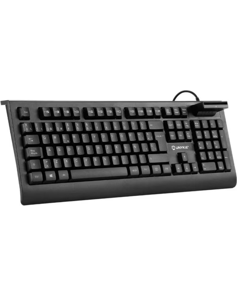 UNYKACH Teclado kb918 usb lector dni