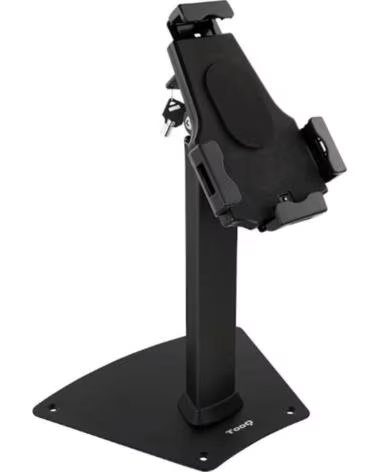TOOQ Soporte sobremesa para tablet antirrobo negro