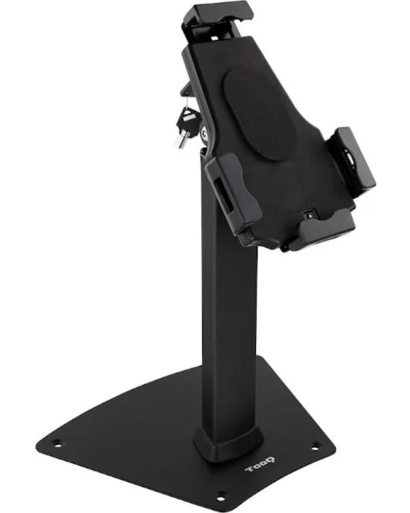 TOOQ Soporte sobremesa para tablet antirrobo negro
