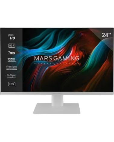 MARS GAMING Monitor mv24w 24 pulgadas fhd 120hz