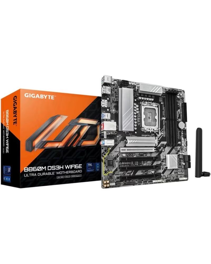 GIGABYTE Placa base b860m ds3h wifi6e matx - 4x ddr5 - lga1851