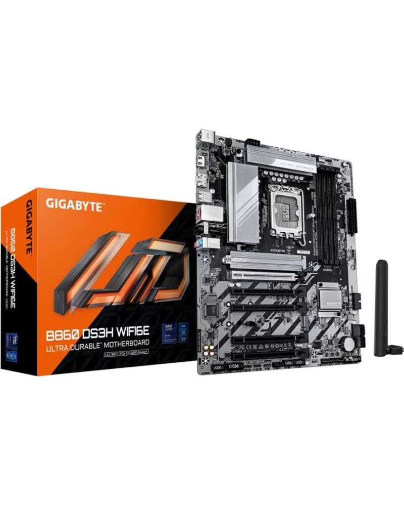 GIGABYTE Placa base b860 ds3h wifi6e atx - 4x ddr5 - lga1851