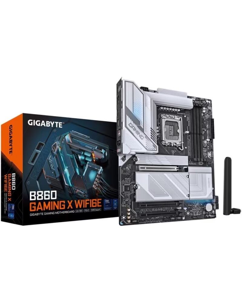 GIGABYTE Placa base b860 gaming x wifi6e atx - 4x ddr5 lga1851