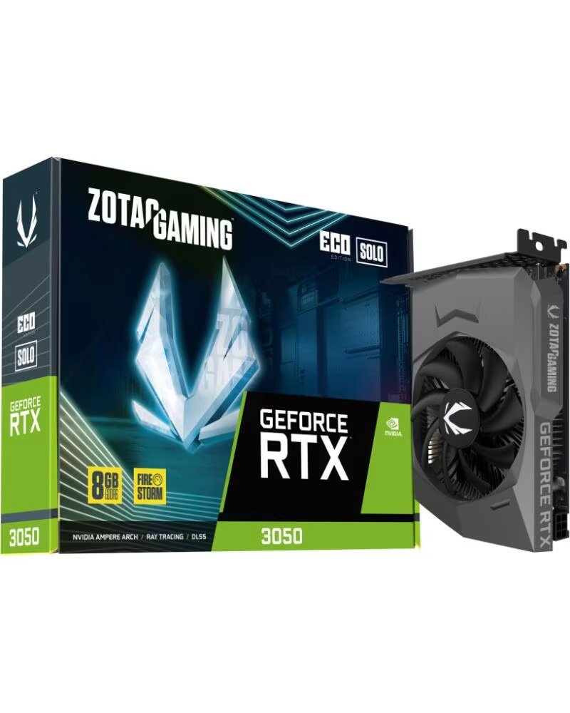 ZOTAC Tarjeta grafica rtx 3050 eco solo 8gb gddr6