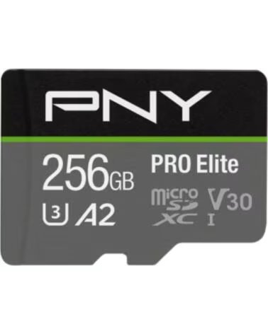 PNY Tarjeta memoria micro sdxc pro elite 256gb clase 10 uhs - i u3