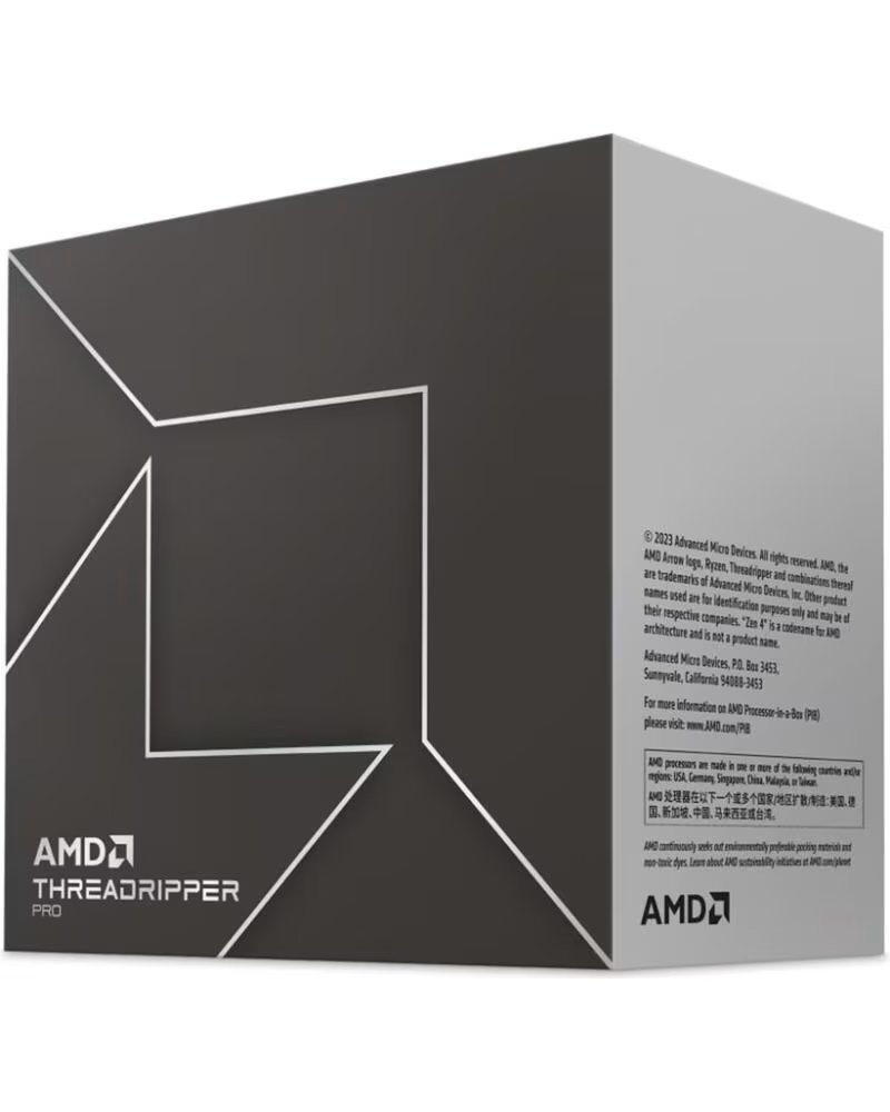 AMD Procesador ryzen threadripper pro 7985wx 64 core 3 2ghz box