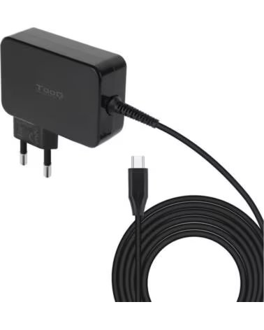 TOOQ Cargador de portatil tqlc - usbcgan100pd 100w usb - c negro