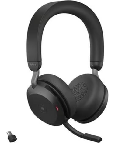 JABRA Auriculares evolve2 75 ms stereo inalambrico negro