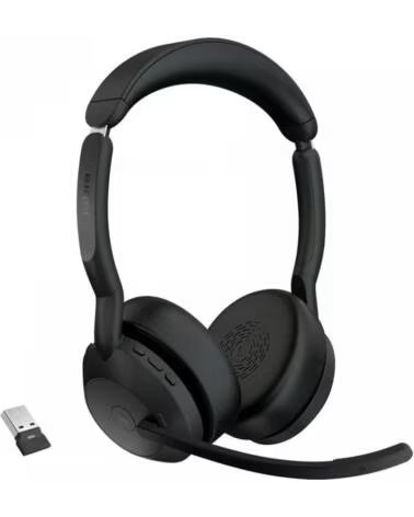 JABRA Auriculares evolve2 55 ms stereo inalambrico negro