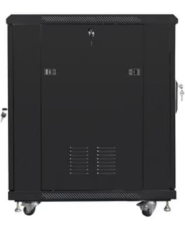 LANBERG Armario rack 19 pulgadas 15u - 600x800 flat pack negro puerta malla