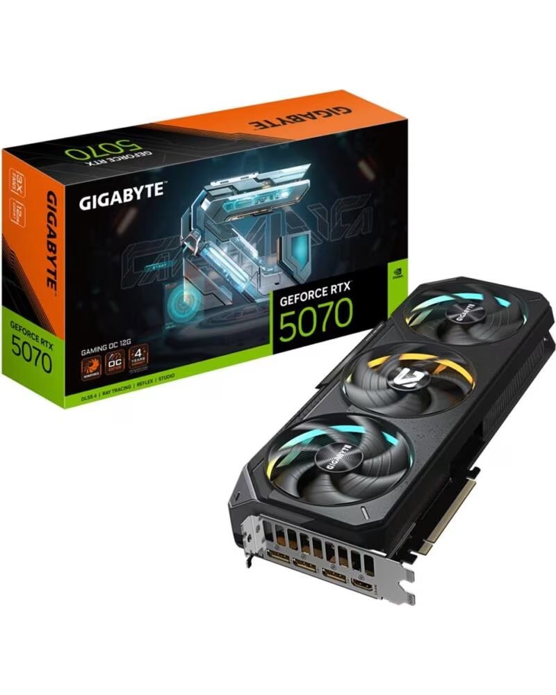 GIGABYTE Tarjeta grafica rtx 5070 gaming oc 12gb