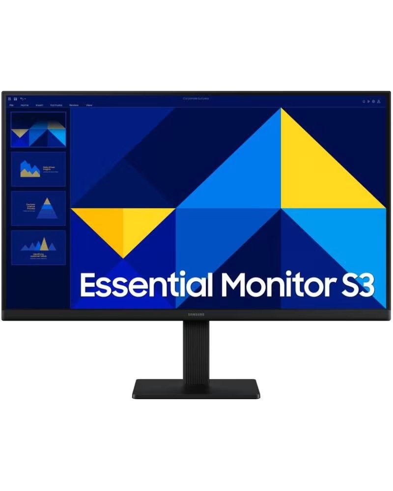 SAMSUNG Monitor Profesional Essential Monitor S3 S24D300GAU- 24- Full HD- Negro