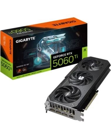 GIGABYTE Tarjeta Grafica GeForce RTX 5060 Ti Gaming OC- 8GB GDDR7