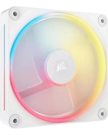 CORSAIR Ventilador caja lx120r icuelink rgb 120mm blanco