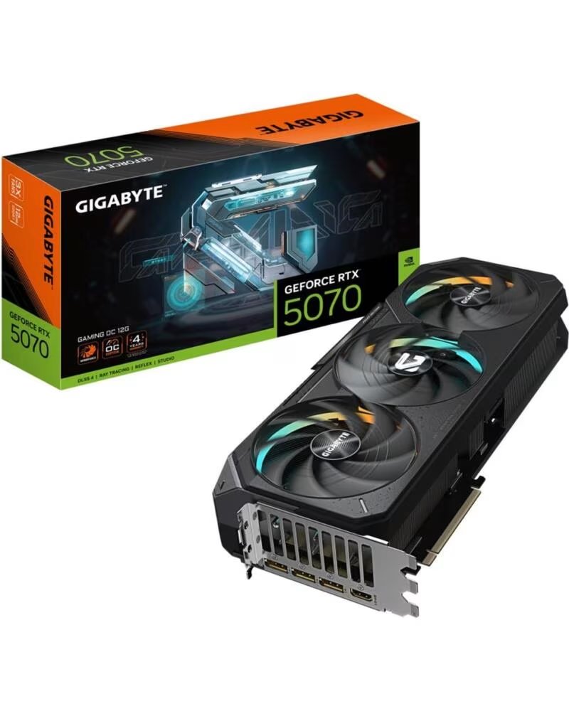 GIGABYTE Tarjeta Grafica GeForce RTX 5070 Ti Gaming OC 16G- 16GB GDDR7