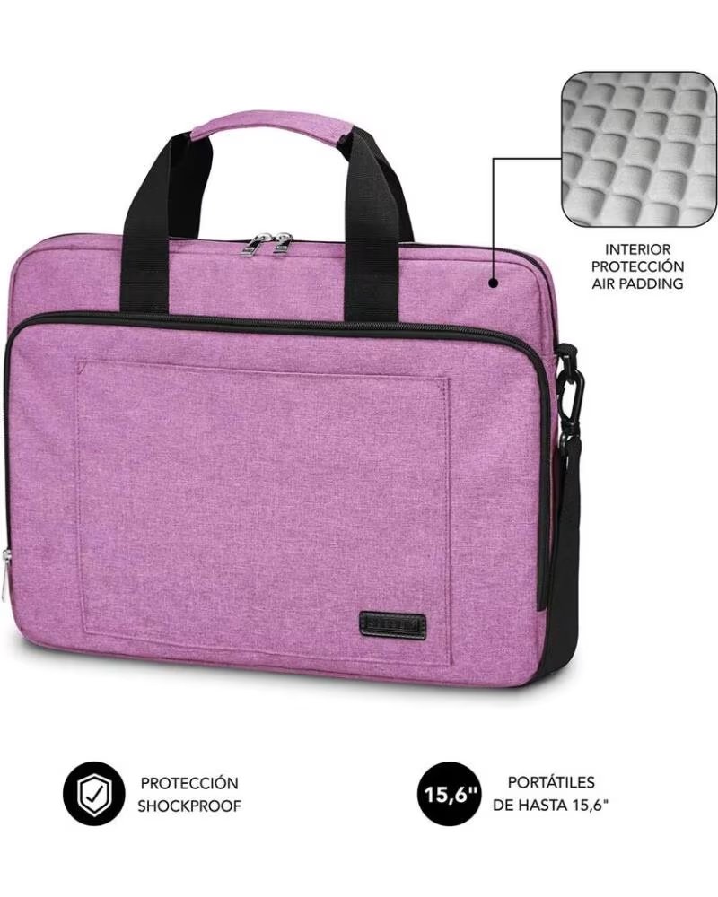 SUBBLIM Maletin air padding para portatil 15 6 pulgadas rosa