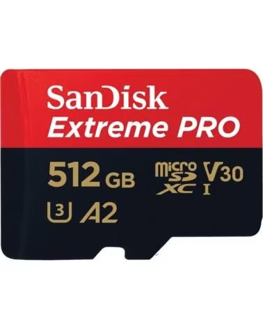 SANDISK Tarjeta memoria micro secure digital 512gb extreme pro clase 10 uhs - i u3 adaptador