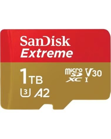 SANDISK Tarjeta memoria micro secure digital 1tb extreme clase 10 uhs - i u3 adaptador