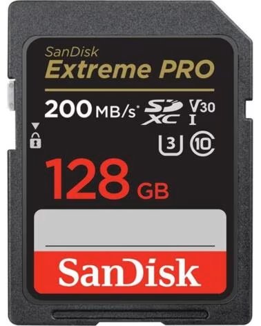 SANDISK Tarjeta memoria secure digital sdxc 128gb extreme pro clase 10 uhs - i u3