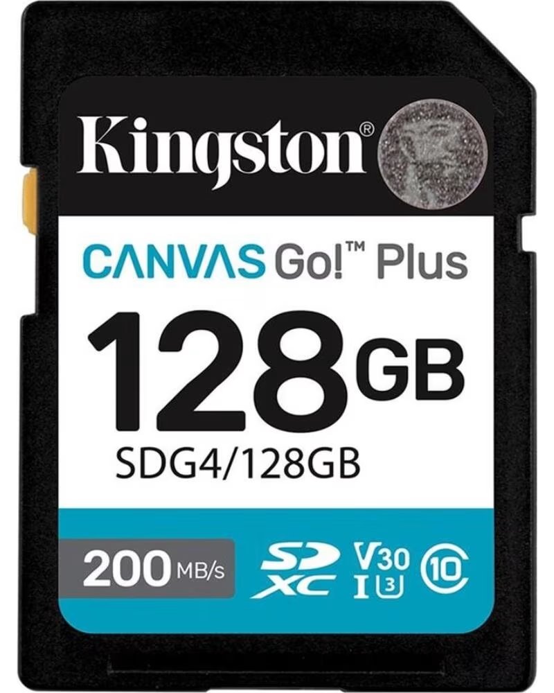 KINGSTON Tarjeta memoria sdxc 128gb canvas go plus uhs - i u3 cl10
