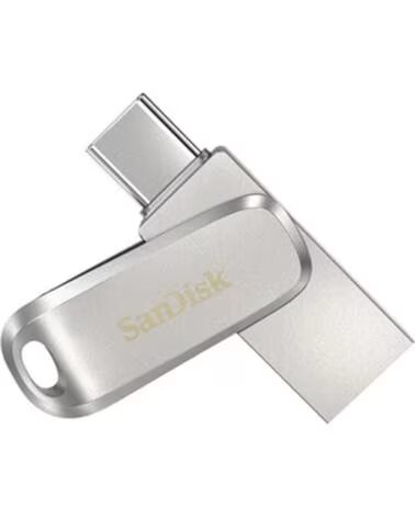 SANDISK Memoria usb 3 1 usb tpo c 256gb ultra dual drive luxe 150mb - s